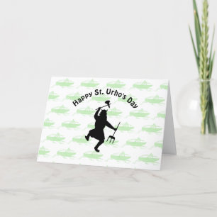 Hoppin' Happy St. Urho's Day Card Karte