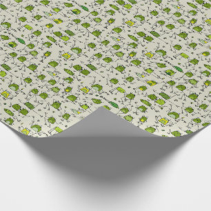 Hoppin-Stick-Ribbit von Grooviden Green Frogs Geschenkpapier