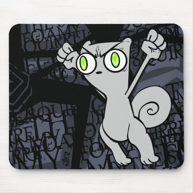 Hoppin verärgertes schäumendes Mousepad (Vorne)