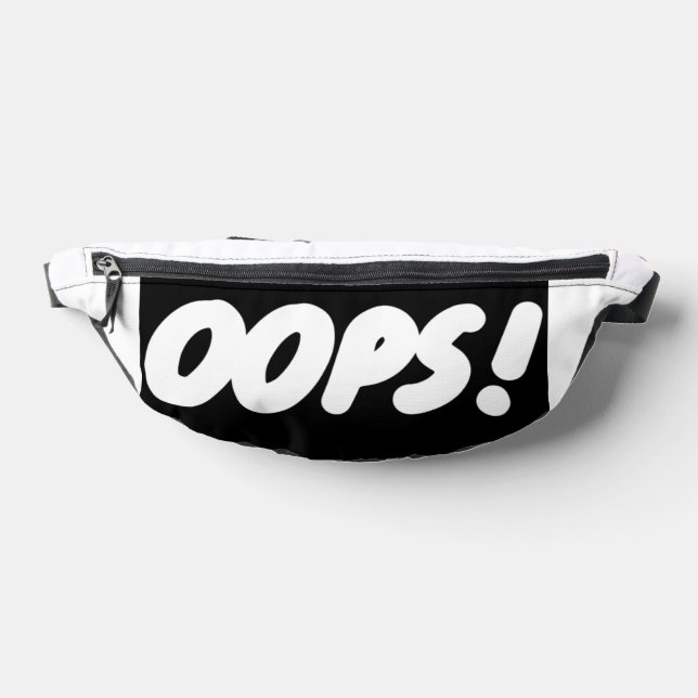 Hoppla! Motivierend Fehler Bauchtasche (Ablage )