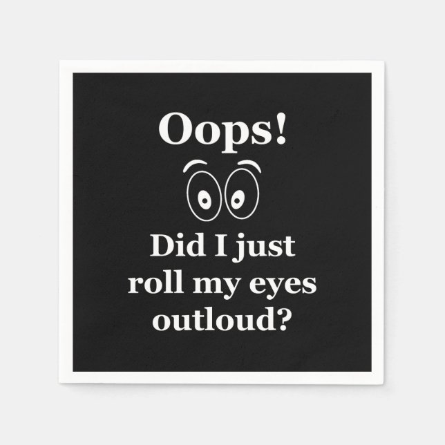 Hoppla! Serviette (Vorderseite)