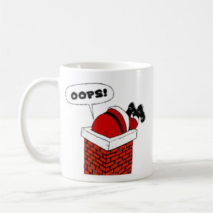 Hoppla, Weihnachtsmann steckt im Schornstein Kaffeetasse