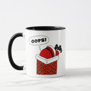 Hoppla, Weihnachtsmann steckt im Schornstein Tasse
