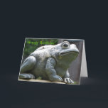 Hoppy Birthday Brother Frog Karte<br><div class="desc">"Big Brother"-Fotografie von Pat Merewether</div>
