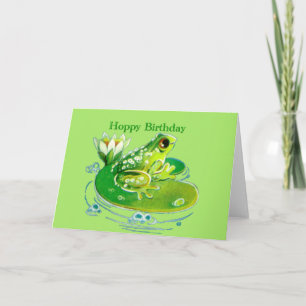 Hoppy Birthday Card (Leere) Karte