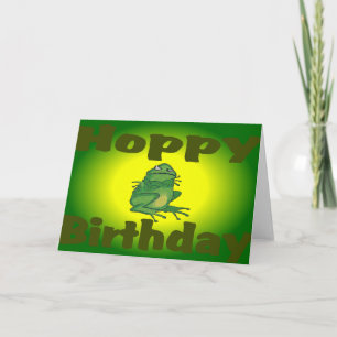 Hoppy Birthday Karte