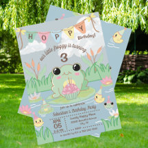 Hoppy Birthday Kinderparty-Einladung