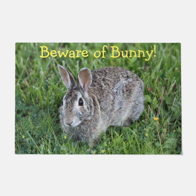 Hoppy Bunny Fußmatte (Vorderseite)