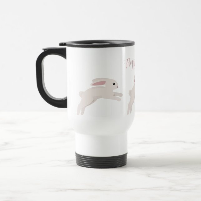 Hoppy Bunny Voyage Mug (Gauche)