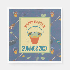 Hoppy Camper Summer Paper Napkin Serviette