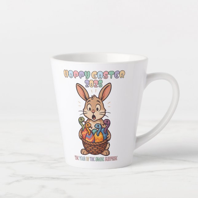 Hoppy Easter 2025: The Year of the Snake Surprise! Milchtasse (Rechts)