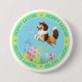 Hoppy Easter Button