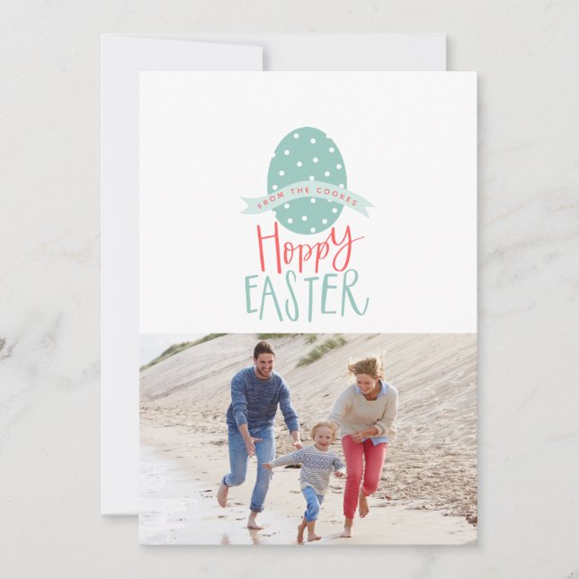 HOPPY EASTER FEIERTAGSKARTE (Vorderseite)