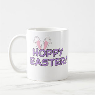 Hoppy Easter Mug   Design de lapin mignon