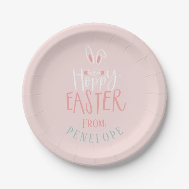 HOPPY EASTER PAPPTELLER (Vorderseite)