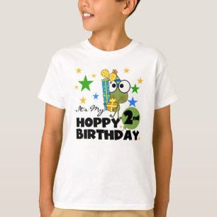 Hoppy Frog 2. Geburtstag T - Shirt und Geschenke