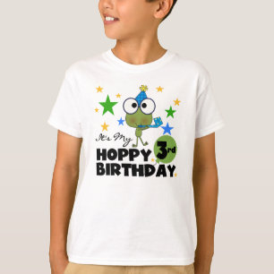Hoppy Frog 3. Geburtstagsgeschenke und Geschenke T-Shirt