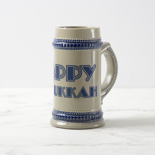 Hoppy Hanukkah Bierglas (VorderseiteRechts)