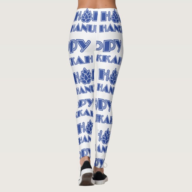Hoppy Hanukkah Leggings (Rückseite)