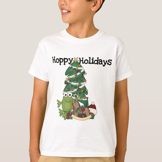 Hoppy Holidays Tshirts et cadeaux (Devant)