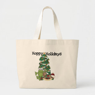 Hoppy Holidays Tshirts und Geschenke Jumbo Stoffbeutel