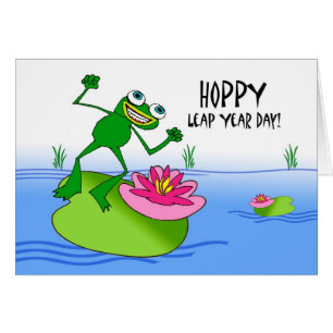 Hoppy Leap Year, Funny Frog am Pond