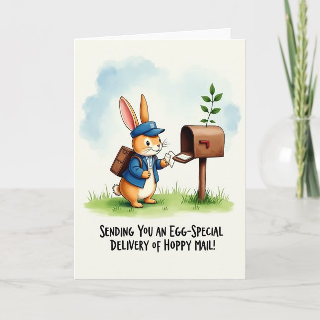 Hoppy Mail Delivery Card Karte (Vorderseite)