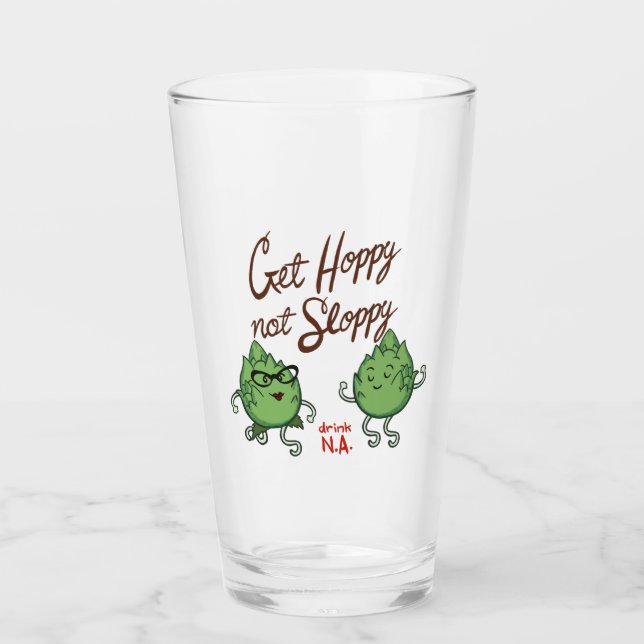 Hoppy, nicht schlampig glas (Vorderseite)