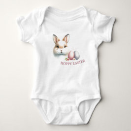 Hoppy Oaster Baby Bodysuit - Sonnengesicht & Eier Baby Strampler