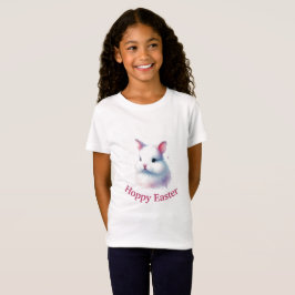 Hoppy Oaster Bunny | Niedlich Pastell Pink Kinder  T-Shirt