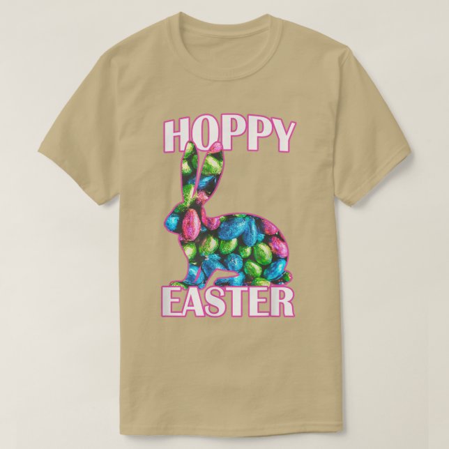 Hoppy Oaster Chocolate Ostersonne  T-Shirt (Design vorne)