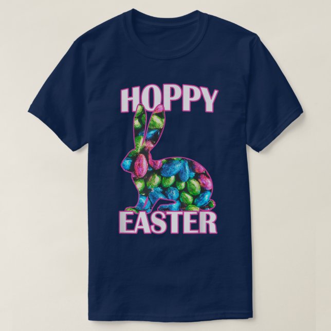 Hoppy Oaster Chocolate Ostersonne  T-Shirt (Design vorne)