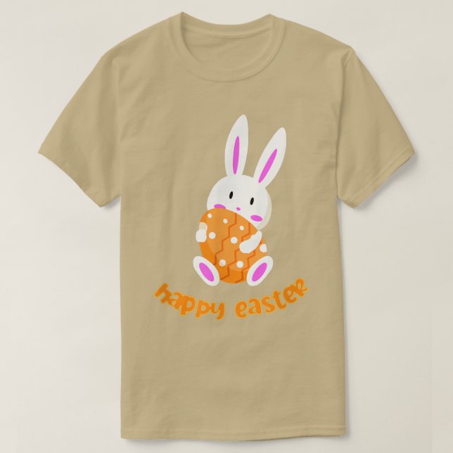 Hoppy Oaster Egg Bunny Rabbit T - Shirt (Design vorne)