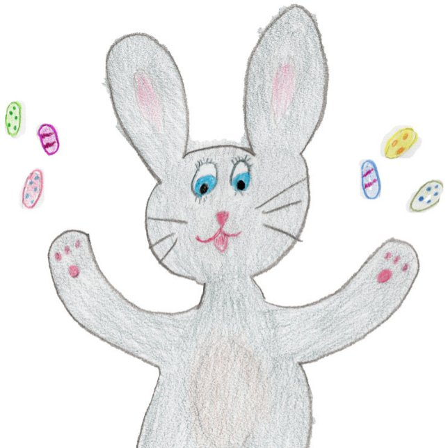 Hoppy Oaster - Gray Bunny - Karte (Von Creator hochgeladen)
