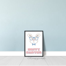 Hoppy Oaster Printable Spring Wall Art Poster