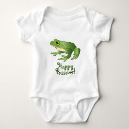 Hoppy Passover - Single Frog - Baby Bodysuit Strampler