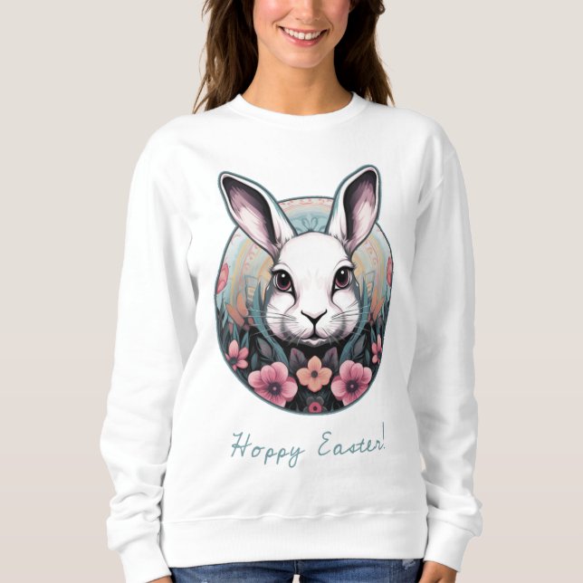 Hoppy Sweatshirt Bunny de Pâques (Devant)