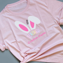 Hoppy Teacher Personalisiertes T-Shirt