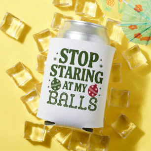 Hör auf, an meinen Ballen dreckiger Weihnachtsfeie Dosenkühler