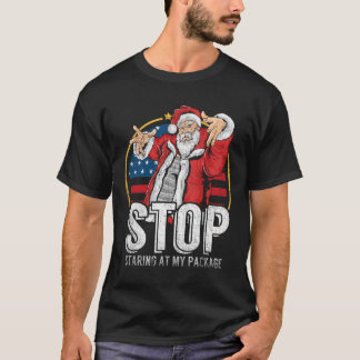 Hör auf, auf mein Paket lustige Erwachsener Humor  T-Shirt