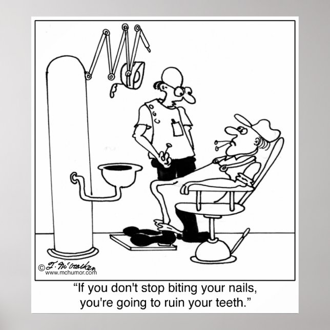 Hör auf, deine Nägel zu binden Poster (Vorne)