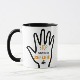 Hör auf, die Trink-Tasse zu überdenken Tasse
