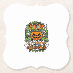 Hör auf Kürbisse Halloween Geister Fledermäuse anz Untersetzer