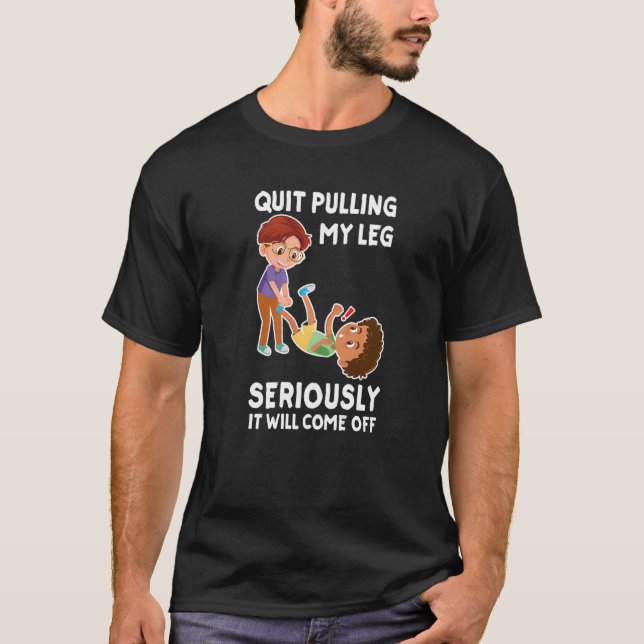 Hör auf, meinen Bauch ernsthaft zu ziehen, er wird T-Shirt (Vorderseite)