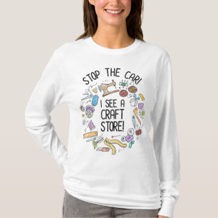 Hör auf mit dem Auto! Ich sehe einen Handwerksgesc T-Shirt
