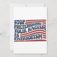 Hör auf, so zu tun, als wäre Patriotismus dein Ras