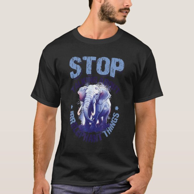Hör auf, über irreführende Dinge zu reden Liebe El T-Shirt (Vorderseite)