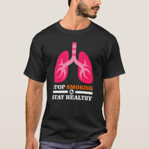 Hör auf zu rauchen, Bleibe eines gesunden Welt-Nic T-Shirt