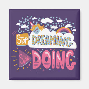 Hör auf zu träumen, fang an zu singen magnet