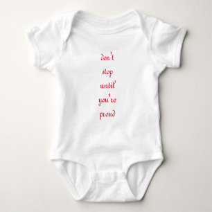 Hör nicht auf baby strampler